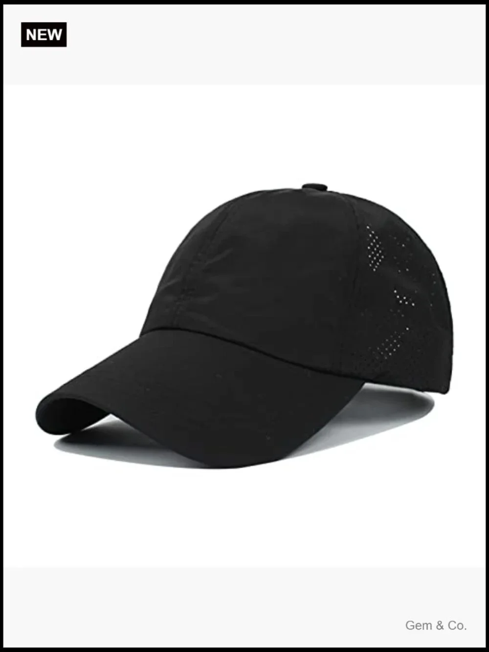 Quick Dry Mesh Ponytail Baseball Cap for Women, Adjustable Sun Hat for Outdoor